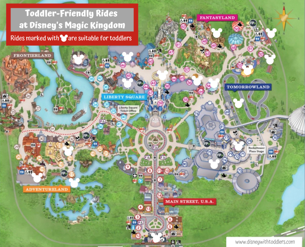 magic kingdom disney world theme park ride list
