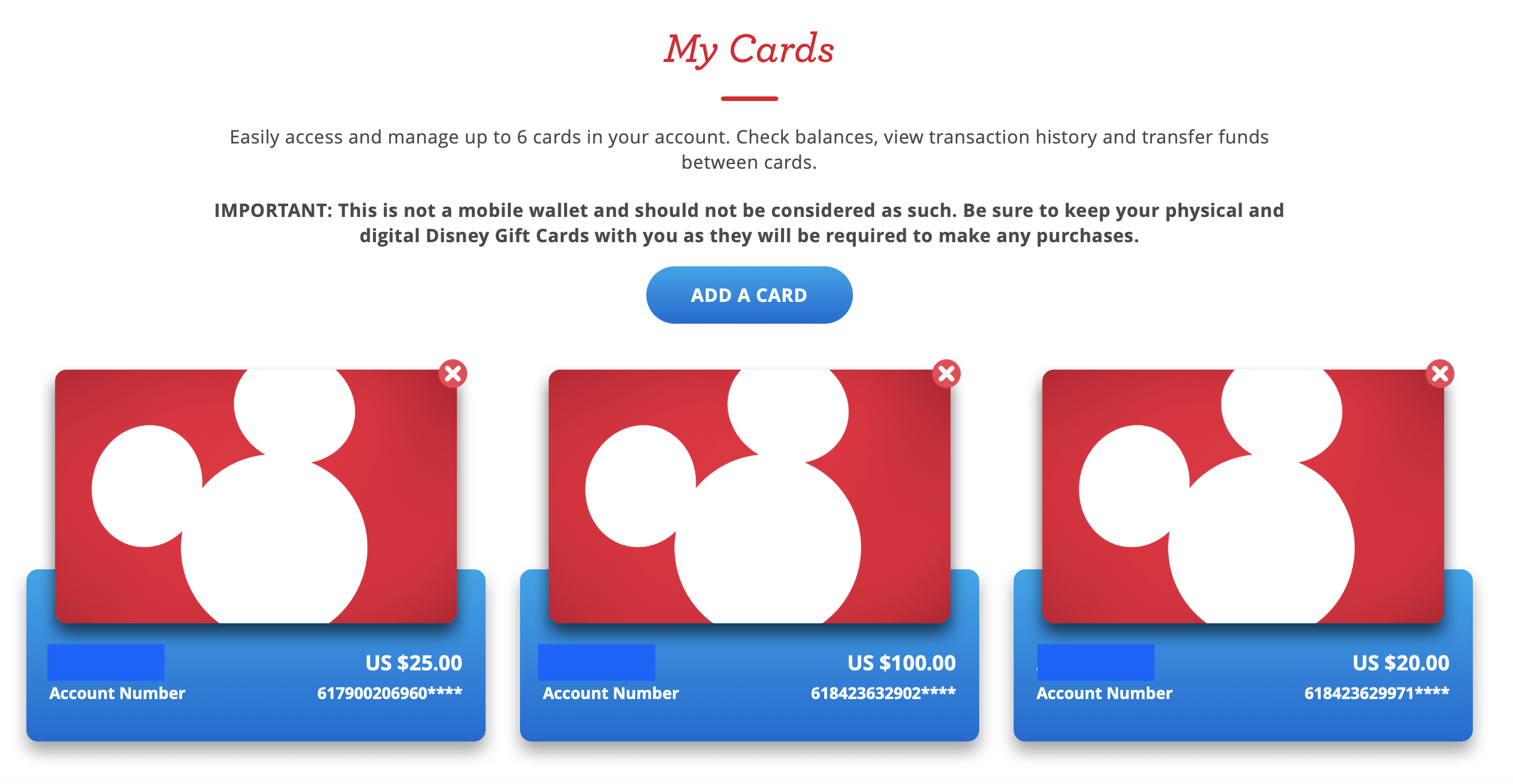 Walt Disney World Gift Card Trick Disney With Toddlers